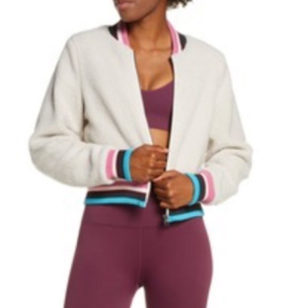 ☮️❤️🧘‍♂️Spiritual Gangster SG Furry Bomber Jacket - Picture 2 of 7